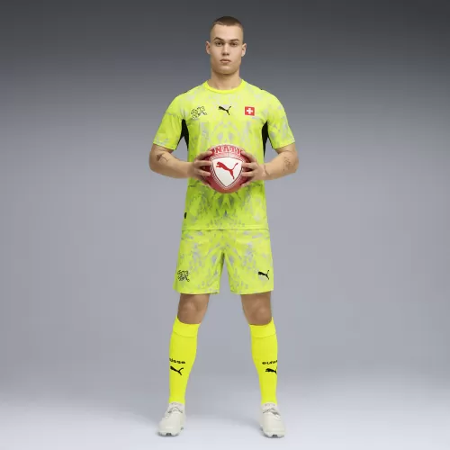 Schweiz Torwart WM Shorts Gelb - 2026